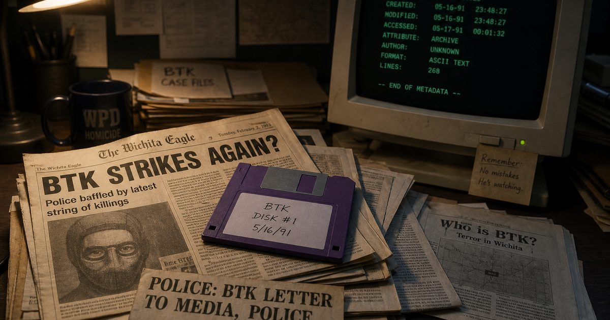 How Did the BTK Killer Get Caught? The Floppy Disk Mistake That Ended the Hunt