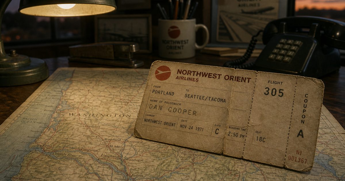 D B Cooper Plane Ticket: What We Know About the Boarding Pass, Alias, and Flight Trail